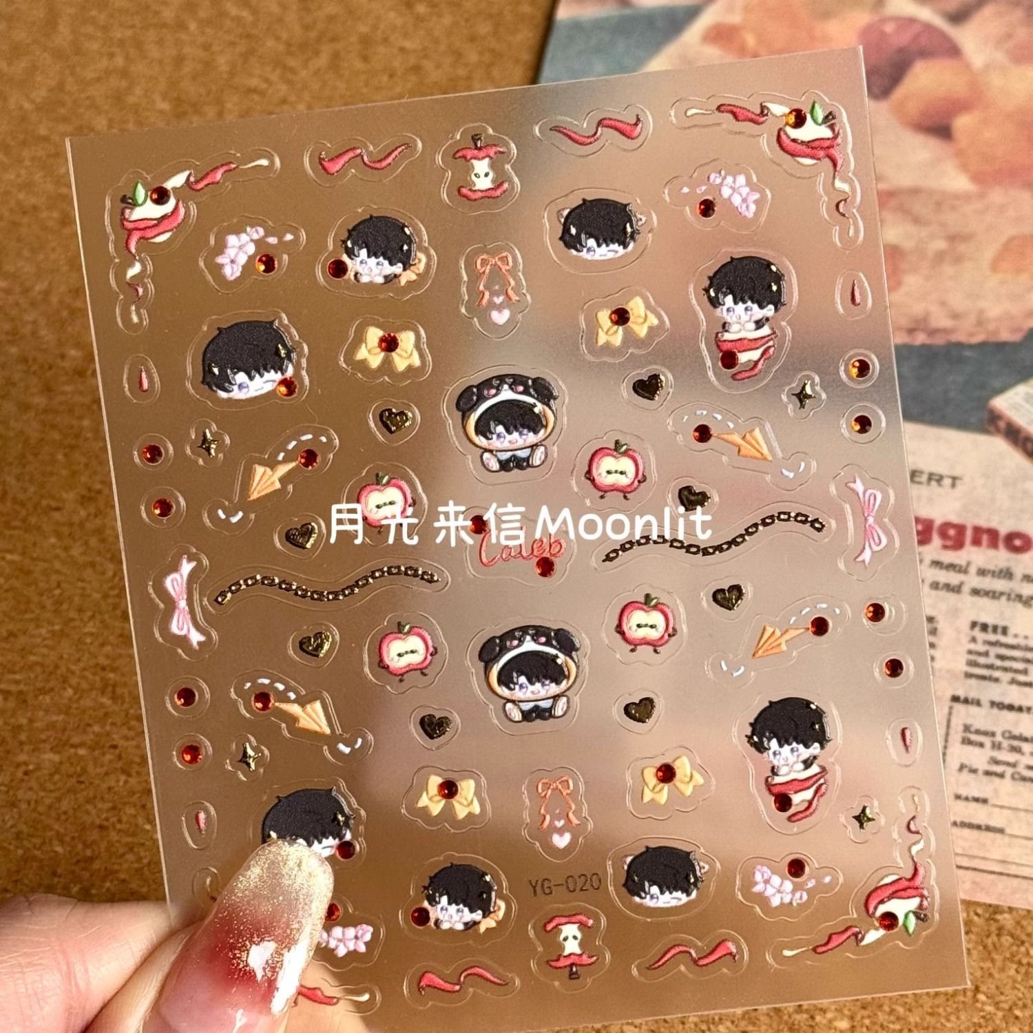 Anime Merchandise Nepal - Adesivi per Unghie Anime Love And