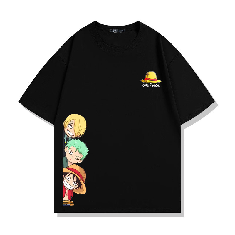 Popular Anime Merchandise - T-shirt unisex pirati con cappello di