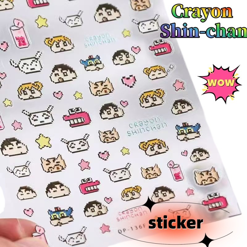 Anime Merchandise Nepal - Quaderno Creativo Crayon Shin-chan con Adesivi