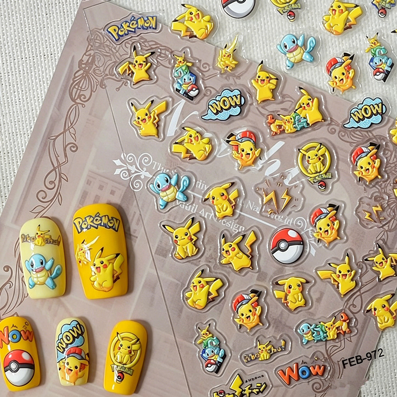 Adesivi per Unghie 5D in Rilie - Anime Merchandise Nepal recensione e prezzo
